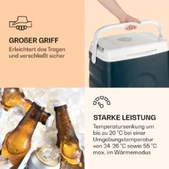 BeerBelly 29 Elektrische Kühlbox Kalt & Warm USB-Port ECO-Modus -Klarstein 10035550 de 0005 logo