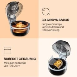 VitAir Smart Heißluftfritteuse App-Steuerung / 1400W / 7,75 Ltr / 20 Programme -Klarstein 10035592 de 0006 logo