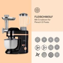 Lucia Elegance Küchenmaschine Mixer Fleischwolf 2000W BPA-frei -Klarstein 10035639 de 0005 logo