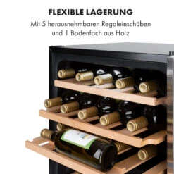 Vinamour 37 Duo Weinkühlschrank 2 Kühlzonen 112 Liter 37 Flaschen -Klarstein 10035663 de 0006 logo