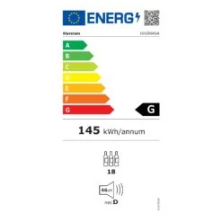 Bovella 18 Duo+ Zweizonen-Weinkühlschrank 50l 18 Fl. Glastür -Klarstein 10035696 energy label