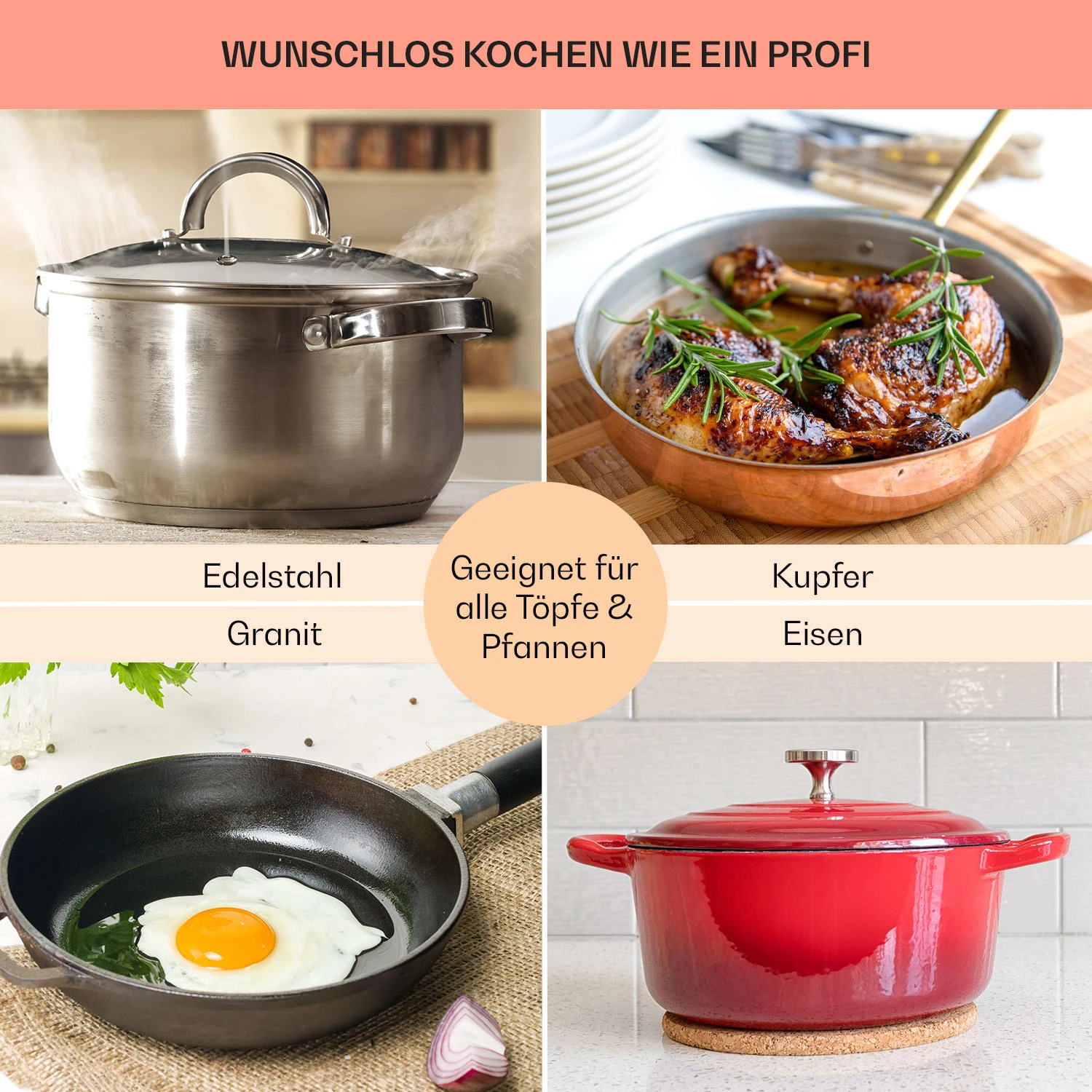 Cookbuddy Doppel-Kochfeld 2400W 5 Leistungsstufen Glaskeramik 10 Cookbuddy Doppel-Kochfeld 2400W 5 Leistungsstufen Glaskeramik – Bild 8