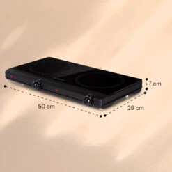 Cookbuddy Doppel-Kochfeld 2400W 5 Leistungsstufen Glaskeramik 19 Cookbuddy Doppel-Kochfeld 2400W 5 Leistungsstufen Glaskeramik -Klarstein 10035705 yy 0011 dimensions