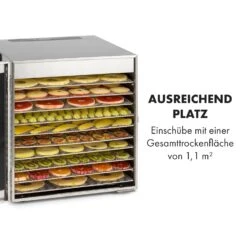 Captain Jerky 110 Dörrautomat 1000W 30-90 °C 24h-Timer Edelstahl -Klarstein 10035735 de 0004 logo