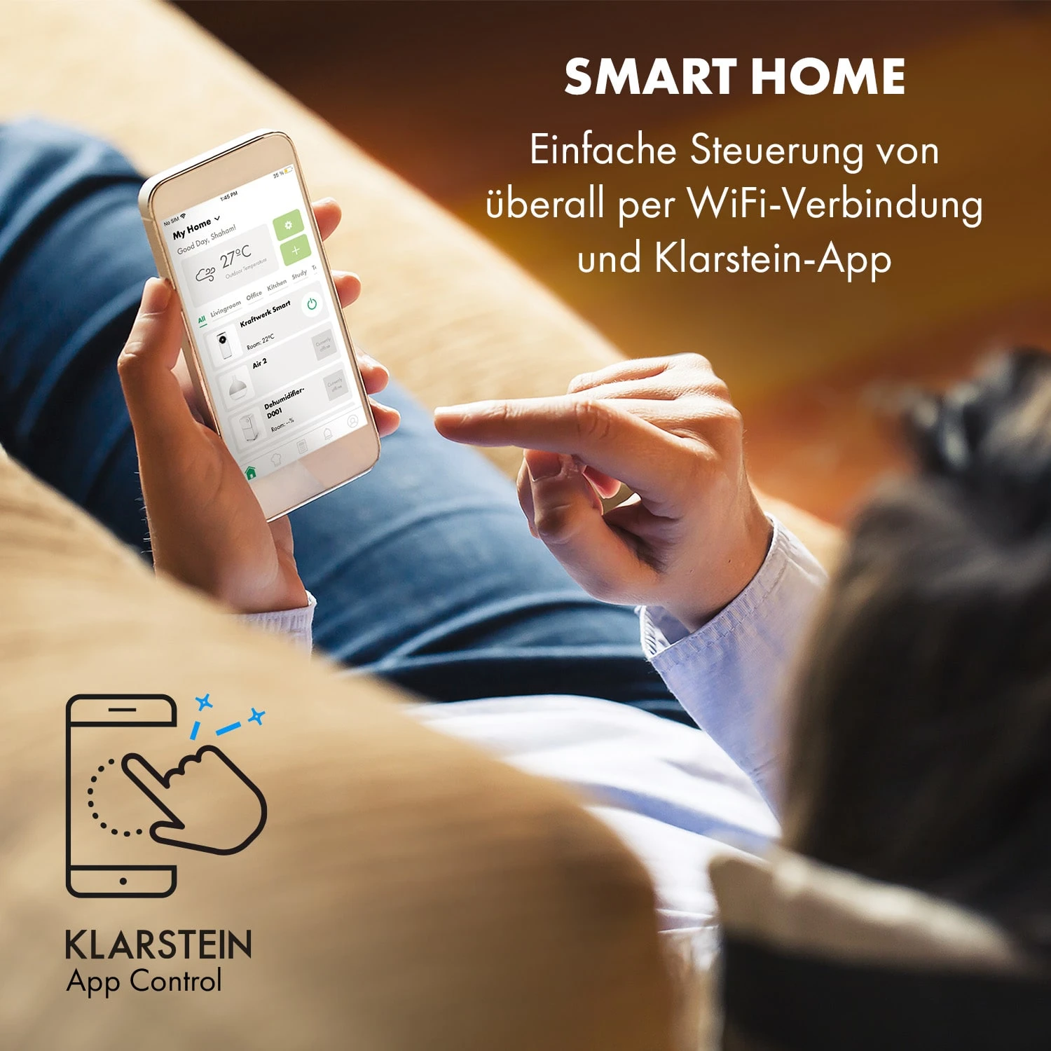 Kraftwerk Smart 10K Klimaanlage 3-in-1 10000 BTU App Fernbedienung 4 Kraftwerk Smart 10K Klimaanlage 3-in-1 10000 BTU App Fernbedienung – Bild 2