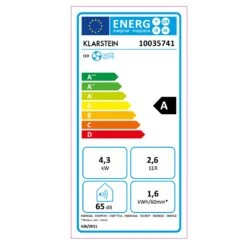 Max Breeze Smart Mobile Klimaanlage 15000 BTU/h (4,4 KW) EEC A -Klarstein 10035741 energy label