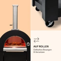 Diavolo Napoletana Pizzaofen Holzofen Rostfreier Edelstahl -Klarstein 10035759 de 0007 logo