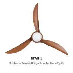 Monteverde Deckenventilator Deckenleuchte 52" 8.376m³/h 3 Flügel 13 Monteverde Deckenventilator Deckenleuchte 52" 8.376m³/h 3 Flügel -Klarstein 10035788 de 0004 logo