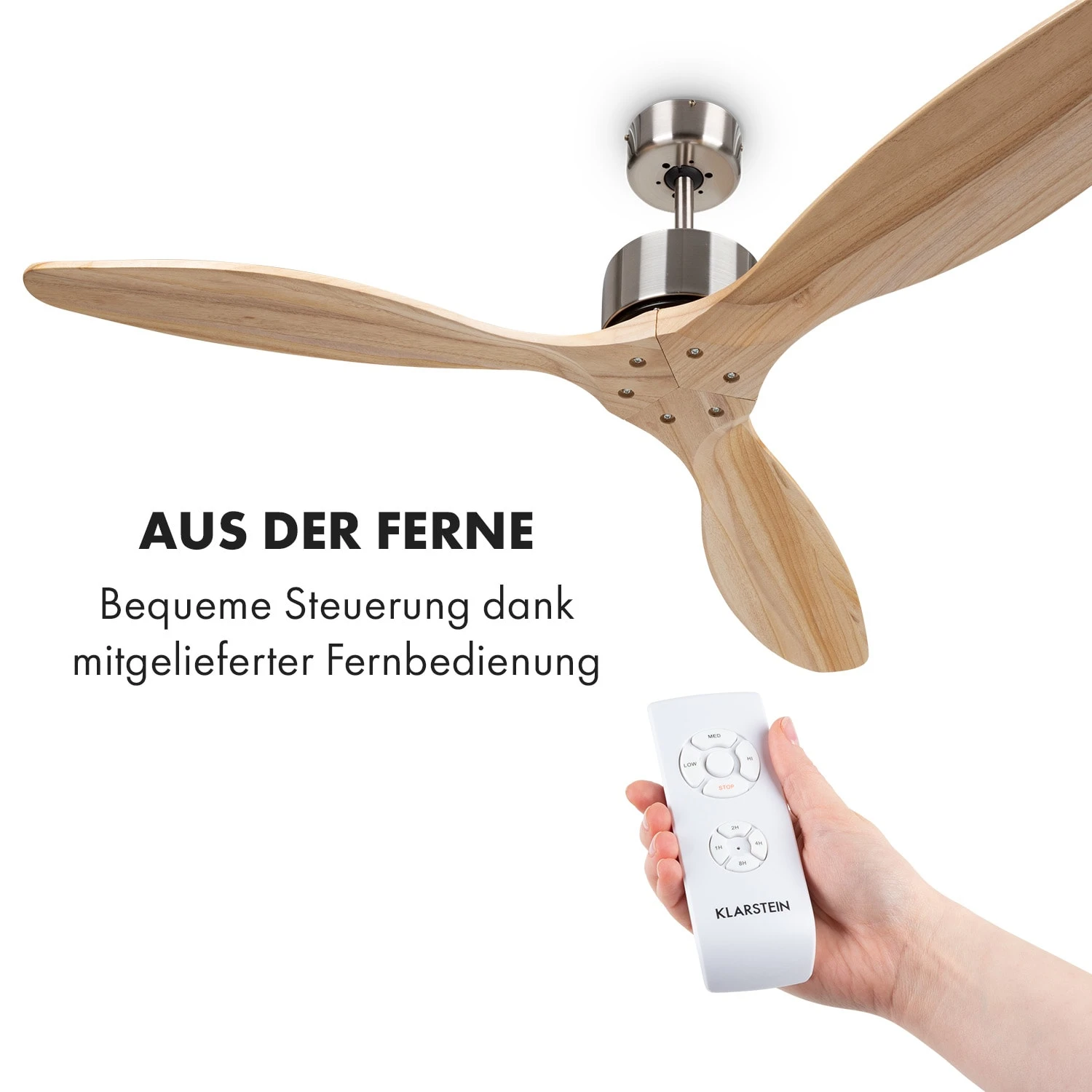 Santa Elena Deckenventilator 52" 9.060m³/h 3 Echtholzflügel 5 Santa Elena Deckenventilator 52" 9.060m³/h 3 Echtholzflügel – Bild 3