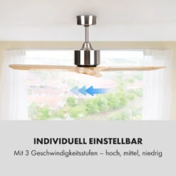 Santa Elena Deckenventilator 52" 9.060m³/h 3 Echtholzflügel 14 Santa Elena Deckenventilator 52" 9.060m³/h 3 Echtholzflügel -Klarstein 10035789 de 0005 logo