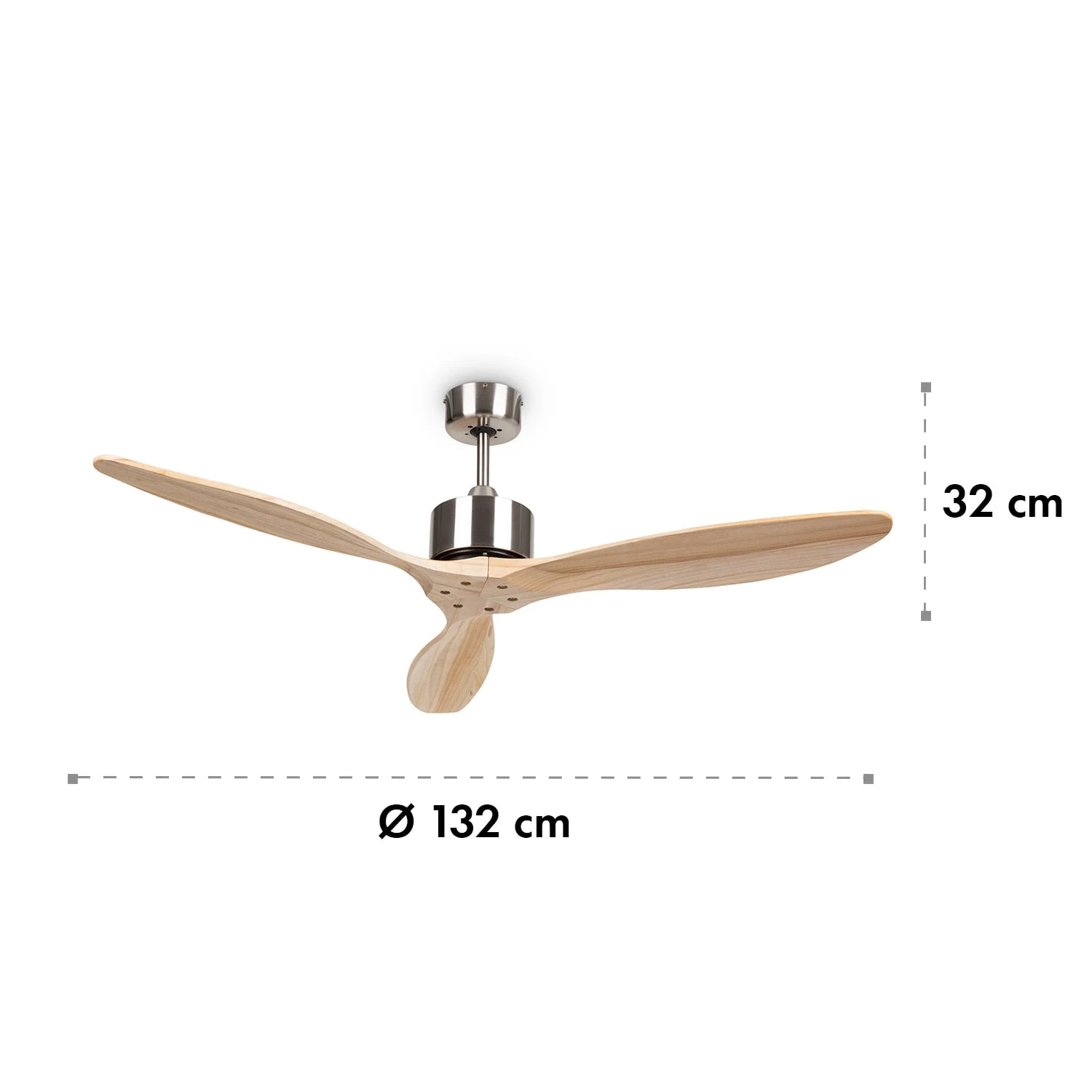 Santa Elena Deckenventilator 52" 9.060m³/h 3 Echtholzflügel 9 Santa Elena Deckenventilator 52" 9.060m³/h 3 Echtholzflügel – Bild 7