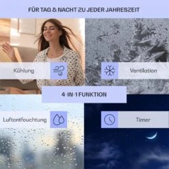 Skypillar 3-in-1 Luftkühler Ventilator 5L Fernbedienung Touch-Panel -Klarstein 10035795 de 0003 usp