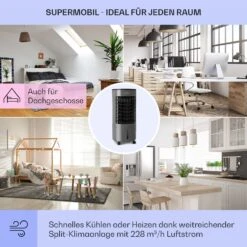 Skypillar 3-in-1 Luftkühler Ventilator 5L Fernbedienung Touch-Panel -Klarstein 10035795 de 0005 usp