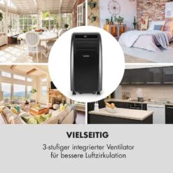 Metrobreeze Rom Smart Mobile Klimaanlage 10.000 BTU 3 KW Fernbedienung -Klarstein 10035804 de 0008 logo
