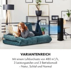 Skytower Grand Smart Luftkühler 80W 480 M³/h 8 Liter Mobil 19 Skytower Grand Smart Luftkühler 80W 480 M³/h 8 Liter Mobil -Klarstein 10035817 de 0007 logo