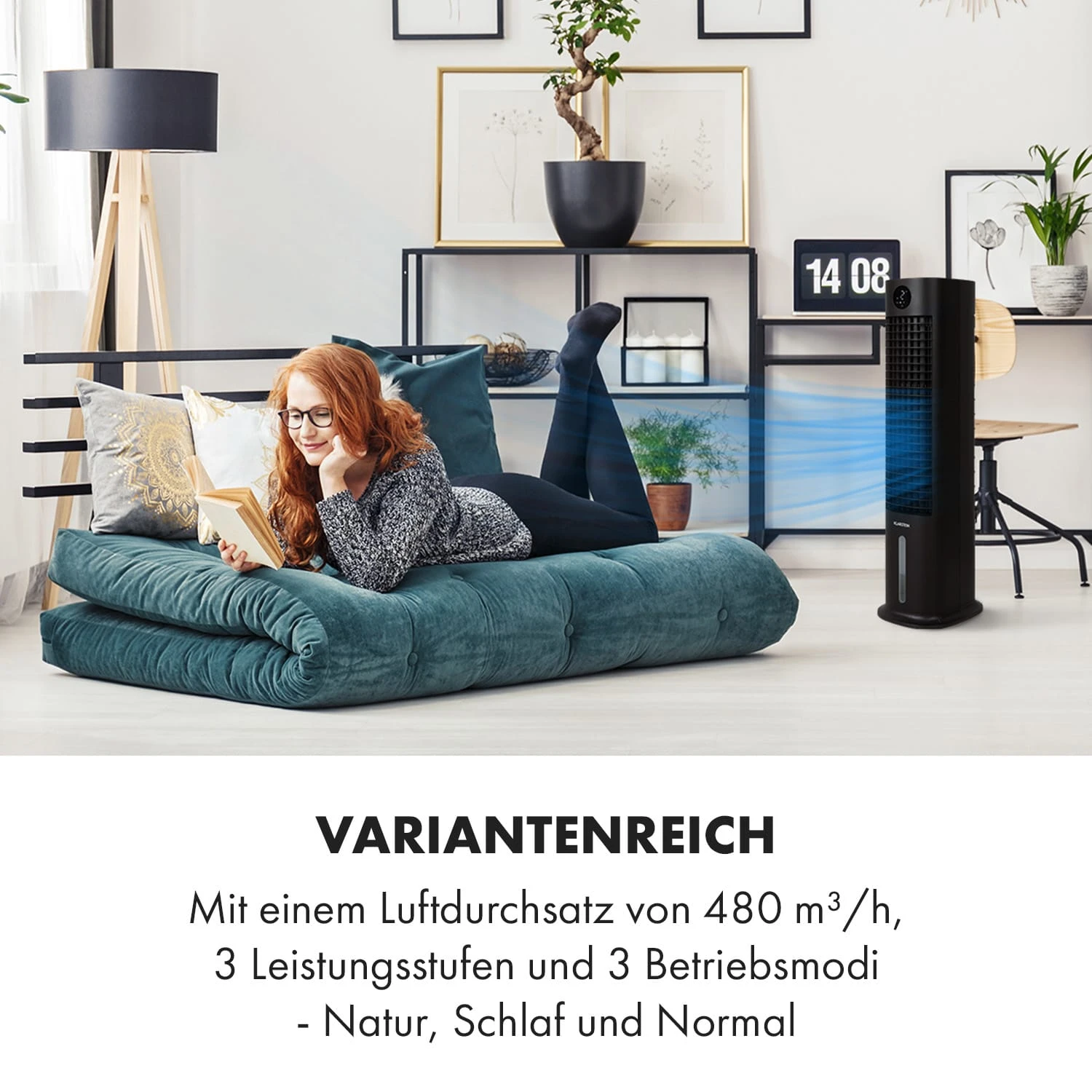 Skytower Grand Smart Luftkühler 80W 480 M³/h 8 Liter Mobil 9 Skytower Grand Smart Luftkühler 80W 480 M³/h 8 Liter Mobil – Bild 7