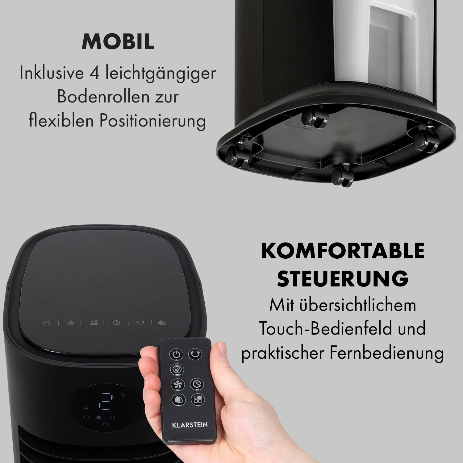Skytower Grand Smart Luftkühler 80W 480 M³/h 8 Liter Mobil 10 Skytower Grand Smart Luftkühler 80W 480 M³/h 8 Liter Mobil – Bild 8