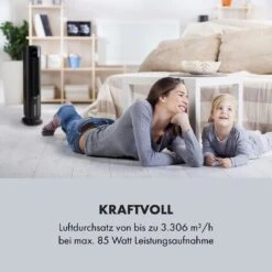 Polar Tower Smart Ventilator Luftkühler 7L 85W Fernbedienung Eispack -Klarstein 10035831 de 0004 logo