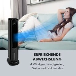 Polar Tower Smart Ventilator Luftkühler 7L 85W Fernbedienung Eispack -Klarstein 10035831 de 0006 logo