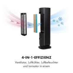 Polar Tower Smart Ventilator Luftkühler 7L 85W Fernbedienung Eispack -Klarstein 10035831 de 0007 logo