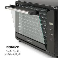 Mega Jerky Dörrautomat 650W 50-80°C LC-Touch-Display Timer -Klarstein 10035853 de 0007 logo