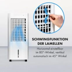 Iceberg Pure Luftkühler Luftdurchsatz: 283 M³/h 65 W Tank: 5 Liter 19 Iceberg Pure Luftkühler Luftdurchsatz: 283 M³/h 65 W Tank: 5 Liter -Klarstein 10035856 de 0007 logo