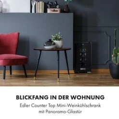 Bellevin 8 Uno Weinkühlschrank 23 Liter 11-18 °C LED Touch SingleZone -Klarstein 10035862 de 0002 logo