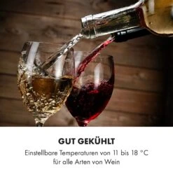 Bellevin 8 Uno Weinkühlschrank 23 Liter 11-18 °C LED Touch SingleZone -Klarstein 10035862 de 0006 logo