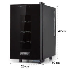 Bellevin 8 Uno Weinkühlschrank 23 Liter 11-18 °C LED Touch SingleZone -Klarstein 10035862 yy 0008 logo