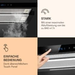 Mariana Neo 60 Flachschirmhaube 60cm 640 M³/h Abluft LED -Klarstein 10035926 de 0004 logo