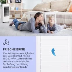 IceWind Max 3-in-1 Luftkühler 330 M³/h 60W 6 Ltr Timer Fernbedienung -Klarstein 10036067 de 0002 logo
