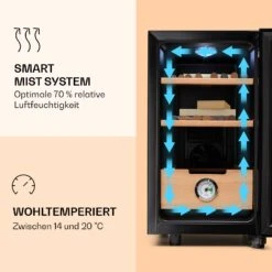 El Presidente 23 Humidor 45 W Touch Buchenholz 23L LED -Klarstein 10036106 de 0004 logo