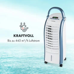 Maxfresh Ocean Ventilator Luftkühler 6L 65W Fernbedienung 2x Eispack -Klarstein 10036141 de 0003 logo