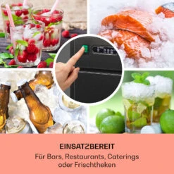 Powericer XL Eiswürfelmaschine 20 Kg/Tag 145 Watt -Klarstein 10036152 de 0003 usp