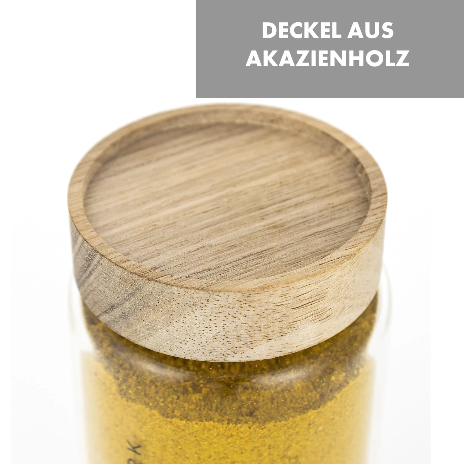Glaswerk Cassia Gewürzgläser 6 St. 130 Ml Borosilikatglas Holzdeckel Luftdicht 8 Glaswerk Cassia Gewürzgläser 6 St. 130 Ml Borosilikatglas Holzdeckel Luftdicht – Bild 6