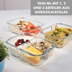 Hopewell Frischhaltedosen 3er Set 1040ml Borosilikatglas Deckel Tasche -Klarstein 10036364 de 0004 logo