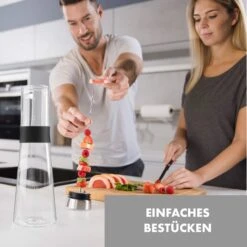 Sile Karaffe 1,6 Liter Borosilikatglas Fruchtspieß Mit Stopper -Klarstein 10036369 de 0002 logo