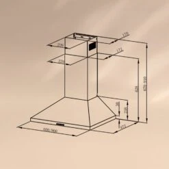 Victoria 90 Dunstabzugshaube 90cm Retro-Design 644,5m³/h 2 LED-Lampen 14 Victoria 90 Dunstabzugshaube 90cm Retro-Design 644,5m³/h 2 LED-Lampen -Klarstein 10036451 yy 0006 logo