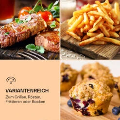 AeroVital Deluxe Heißluftfritteuse 1700W 5,4 Liter Edelstahl 11 AeroVital Deluxe Heißluftfritteuse 1700W 5,4 Liter Edelstahl -Klarstein 10036476 de 0003 logo