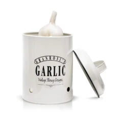 Montana Knoblauchtopf Emaille-Stahlblech 12 X 18 Cm (ØxH) Rostfrei 10 Montana Knoblauchtopf Emaille-Stahlblech 12 X 18 Cm (ØxH) Rostfrei -Klarstein 10037445 yy 0003 logo