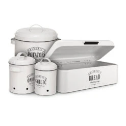 Montana Knoblauchtopf Emaille-Stahlblech 12 X 18 Cm (ØxH) Rostfrei 12 Montana Knoblauchtopf Emaille-Stahlblech 12 X 18 Cm (ØxH) Rostfrei -Klarstein 10037445 yy 0005 logo