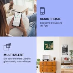 Wonderwall Air Art Smart Infrarotheizung Wirbel 60x60cm 350W -Klarstein 10037822 de 0002 logo