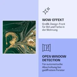 Wonderwall Air Art Smart Infrarotheizung Wirbel 60x60cm 350W -Klarstein 10037822 de 0006 logo