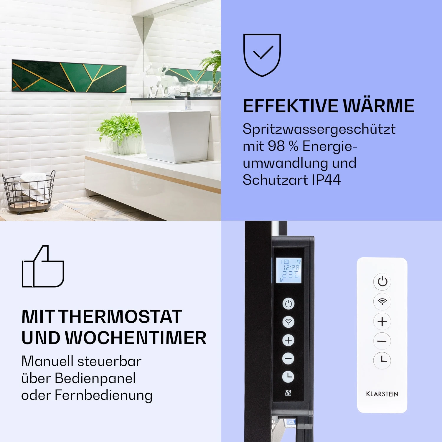 Wonderwall Air Art Smart Infrarotheizung Grüne Linie 120x30cm 350W 6 Wonderwall Air Art Smart Infrarotheizung Grüne Linie 120x30cm 350W – Bild 4