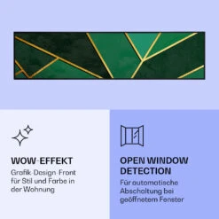 Wonderwall Air Art Smart Infrarotheizung Grüne Linie 120x30cm 350W 15 Wonderwall Air Art Smart Infrarotheizung Grüne Linie 120x30cm 350W -Klarstein 10037845 de 0006 logo