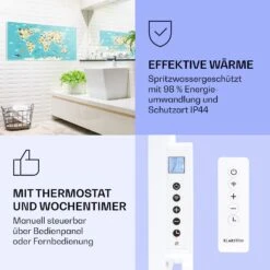 Wonderwall Air Art Smart Infrarotheizung 120x60cm 700W App -Klarstein 10037878 de 0004 logo