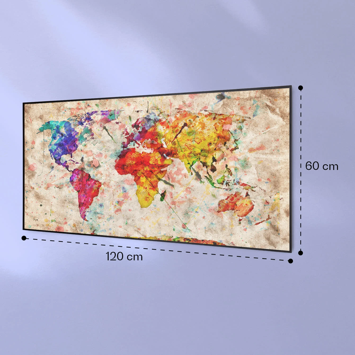 Wonderwall Air Art Smart Infrarotheizung Farbige Karte 120x60cm 700W 9 Wonderwall Air Art Smart Infrarotheizung Farbige Karte 120x60cm 700W – Bild 7