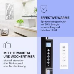 Wonderwall Air Art Smart Infrarotheizung Map New York 60x120cm 700W -Klarstein 10037887 de 0004 logo