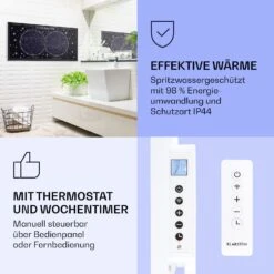 Wonderwall Air Art Smart Infrarotheizung Himmelskarte 120x60cm 700W -Klarstein 10037892 de 0004 logo