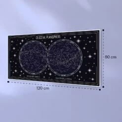 Wonderwall Air Art Smart Infrarotheizung Himmelskarte 120x60cm 700W -Klarstein 10037892 yy 0007 logo